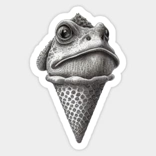 Cone toad Sticker